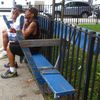 Police Barricades Become DIY Street Furniture in Harlem